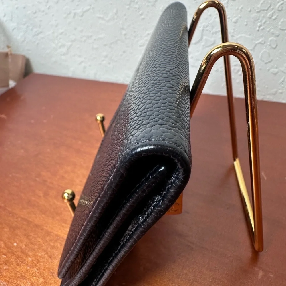 Chanel Black leather wallet